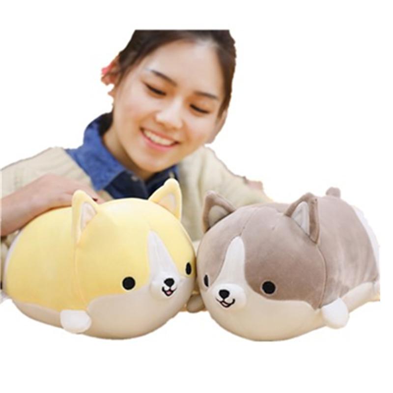 Cute Bodied Soft Down Cotton Corgi Plush Toy Dog Sleeping Companion Child Gift