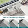 Коврик для смесителя, супер впитывающий каменный поднос для раковины, предотвращает накопление влаги, быстросохнущий коврик для кухни, ванной комнаты