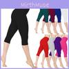 Женские капри для йоги с низкой посадкой 34 Фитнес Спорт Тренажерный зал Базовые шорты Леггинсы