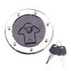 Kawasaki Gas Tank Cap with Key Universal Fuel Tank Cap Rubber Gasket Replacement Lid
