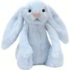 Jellycat Bonnie Rabbit Series Shy Bunny Rattle Blue N Cute Vocalisation Doll Plush Doll Sitting Height 18cm High