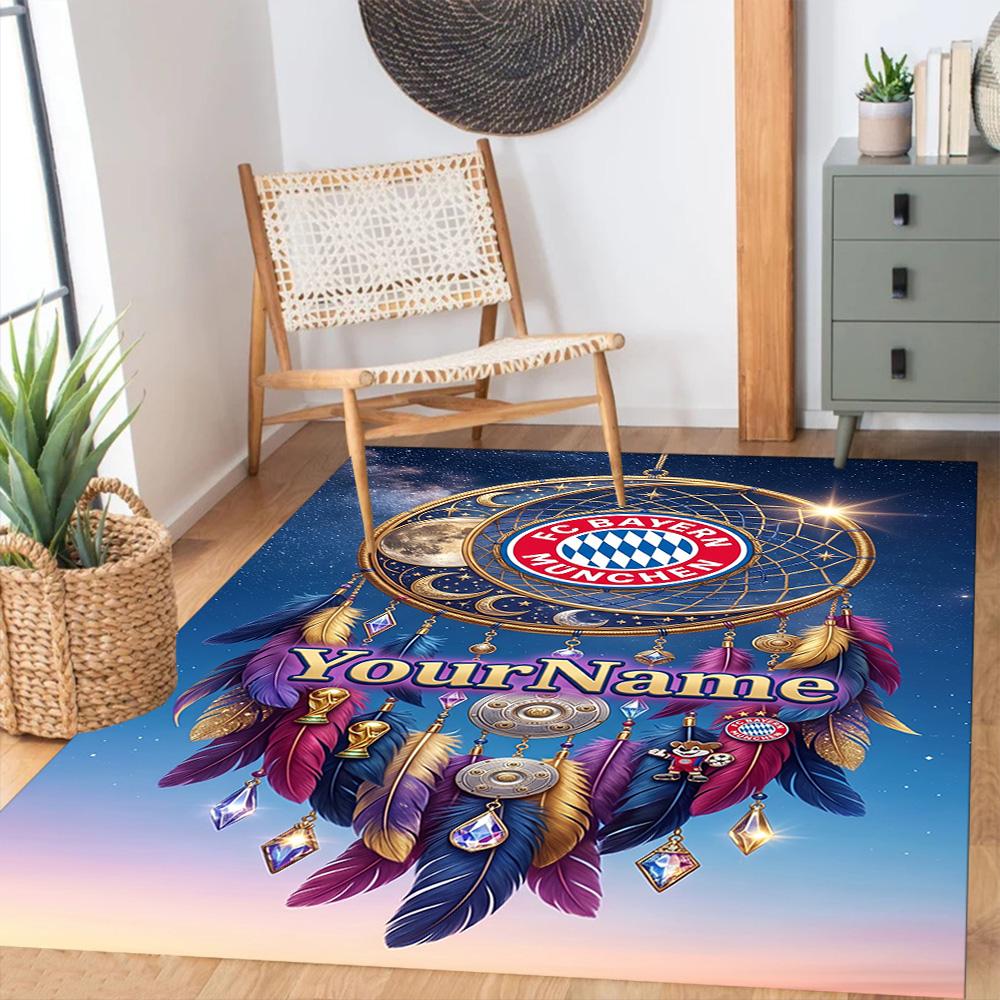 Fc Bayern München 41 Customizable Name Area Rug Suitable for Kitchen Outdoor Hallway Foyer Anti-slip Rug Decorate Offices