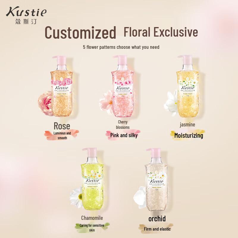 KOUSTING Cherry Blossom Petal Scented Shower Gel