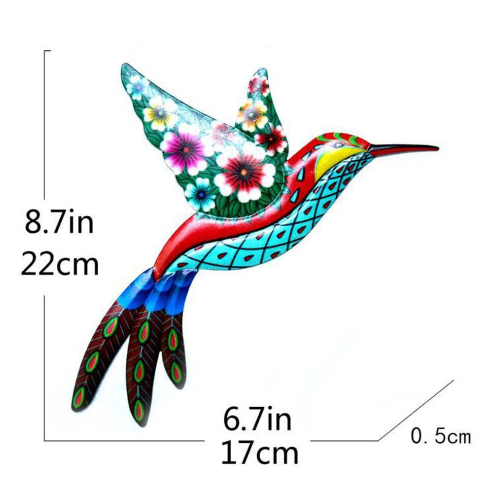 Indoor&Outdoor Handmade Craft Metal Sculptures Ornaments Hummingbird Decorations Wall Hanging