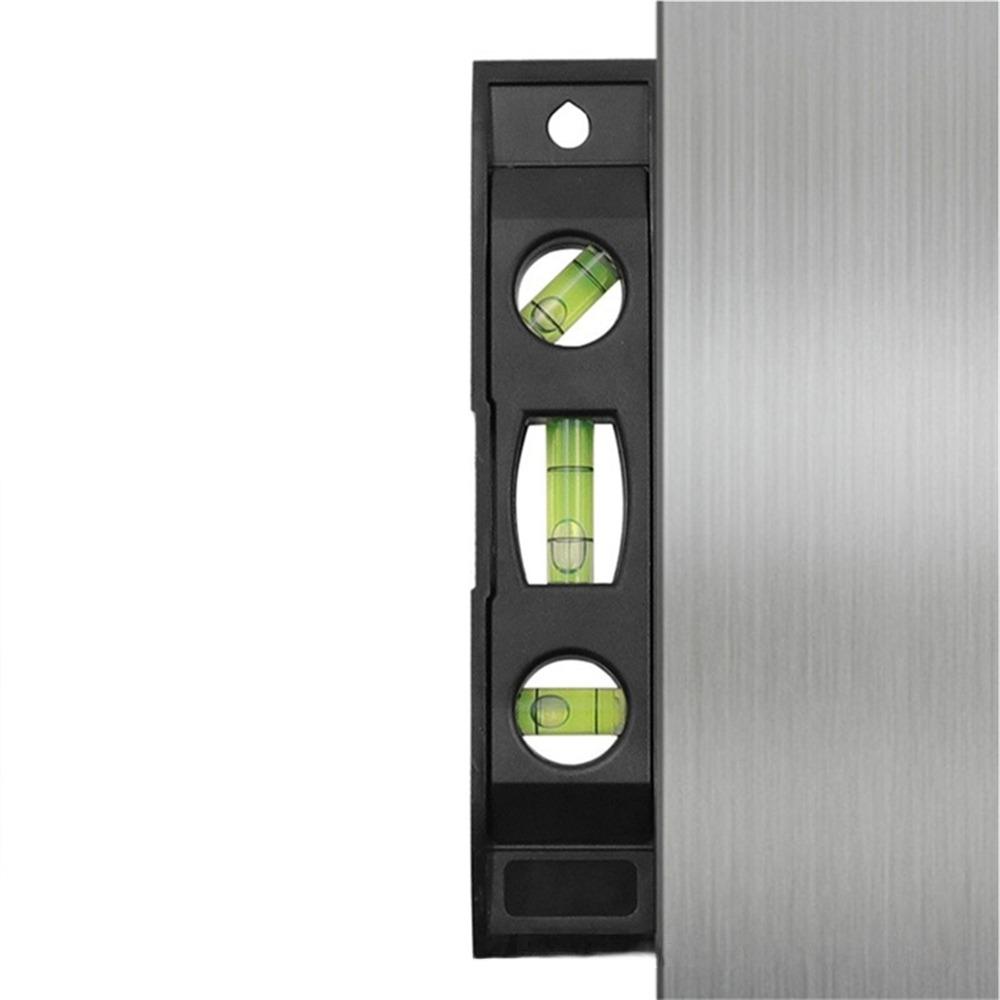 Портативный уровень из ABS-пластика, высокоточный, сильный магнитный 3-пузырьковый измеритель уровня, бытовая техника, инструменты, лазерный уровень, линейка