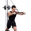 Pull Down Bar Comfortable Grip Cable Machine Attachment Fitness Equipment for Arm Back Shoulder Strength Training