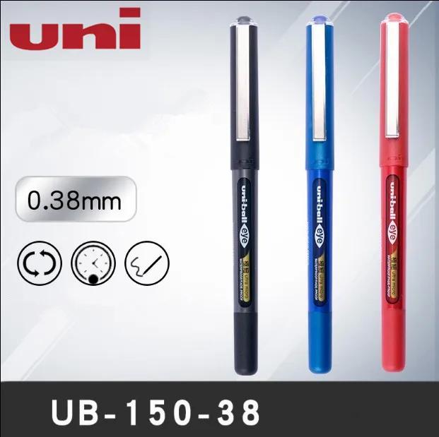 3 шт. Гелевая ручка Mitsubishi Uni-ball Eye Ultra Micro UB-150 0,5 мм/0,38 мм Выдвижная шариковая ручка Черный/Синий/Красный цвета на выбор