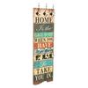 VidaXL Wall-mounted Coat Rack with 6 Hooks 120 X 40 Cm HOME IS