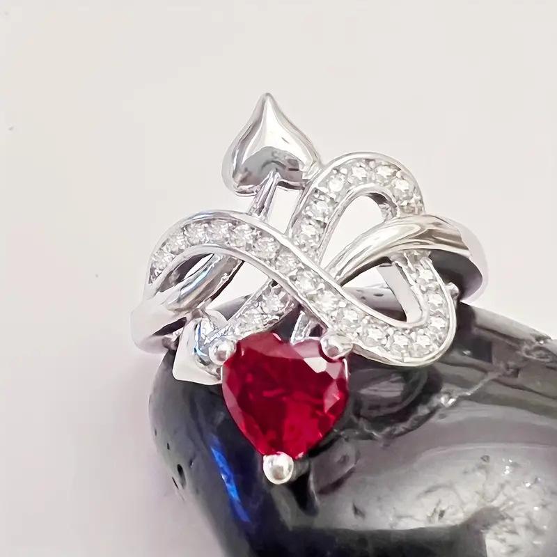BELLA BOX Маленькое роскошное полое индивидуальное кольцо любви в Европе и США, кольцо со взрывным сердцем, свадебные аксессуары