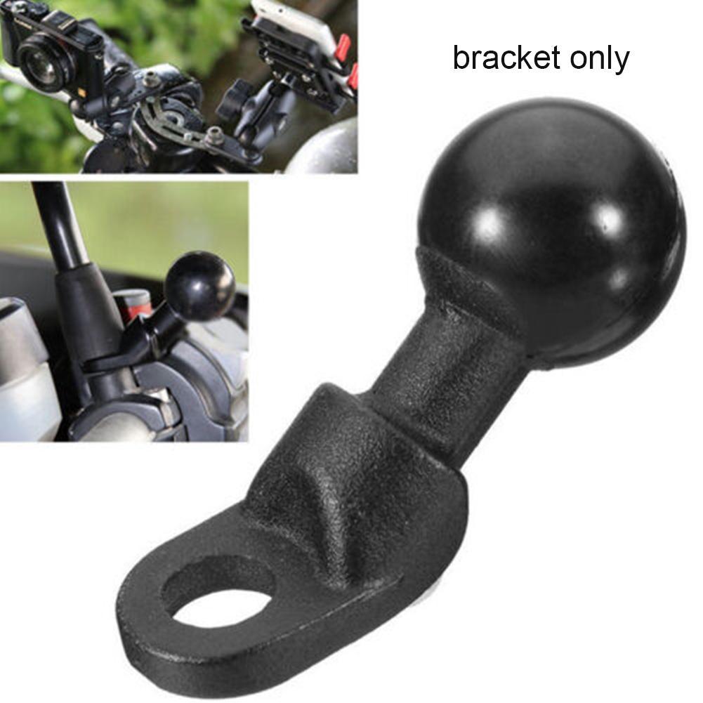 Motorcycle Angled Base W/ 10mm Hole 1'' Ball Head Adapter For Garmin GPS Work Mounts for RAM Fo W4P3