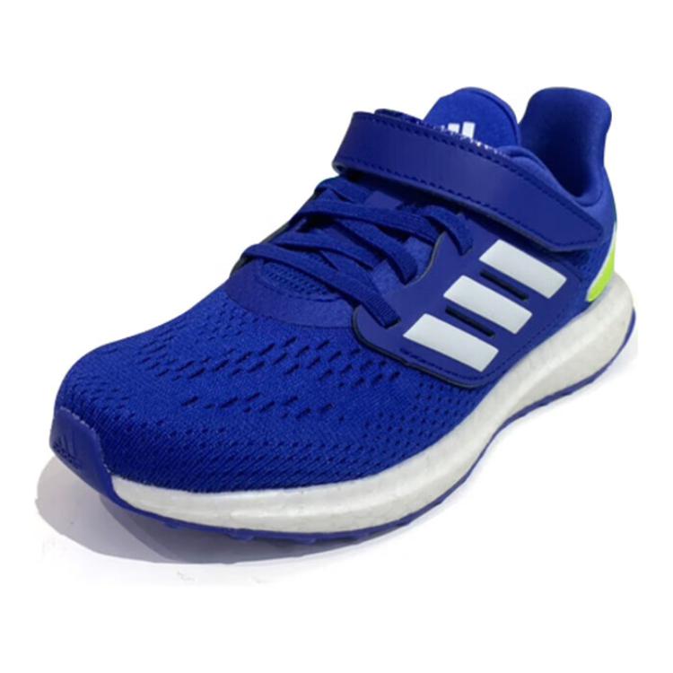 Adidas Slip Resistant Abrasion Resistant Low top Kids' Running Shoes Blue Green Kids' JI2051