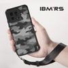 (Comes with Wrist strap)IBMRS for Xiaomi 13 Case,camouflage Shockproof Matte Phone Case
