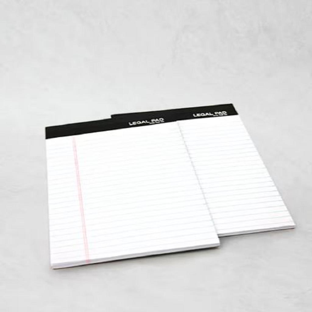 Classic A5 White Legal Pad - 2 Pack