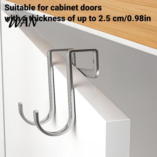 Kitchen Cabinet Hooks Heavy Duty Bunk Bed Hook, Stainless Steel No Drill Over The Metal Hook For Renters Door Space Saving Organizer for Bathroom And