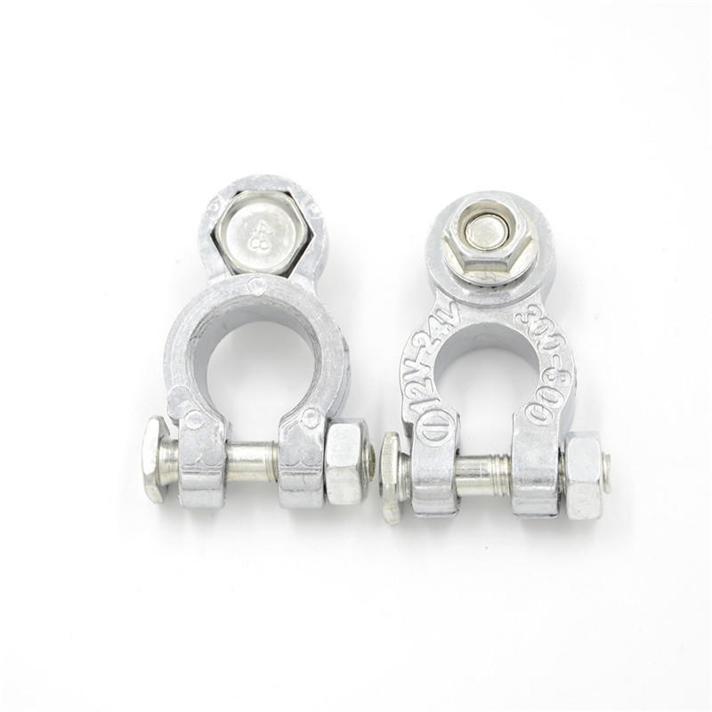 2 шт./компл. цинковое покрытие положительные отрицательные клеммы аккумулятора зажимные разъемы для автомобиля