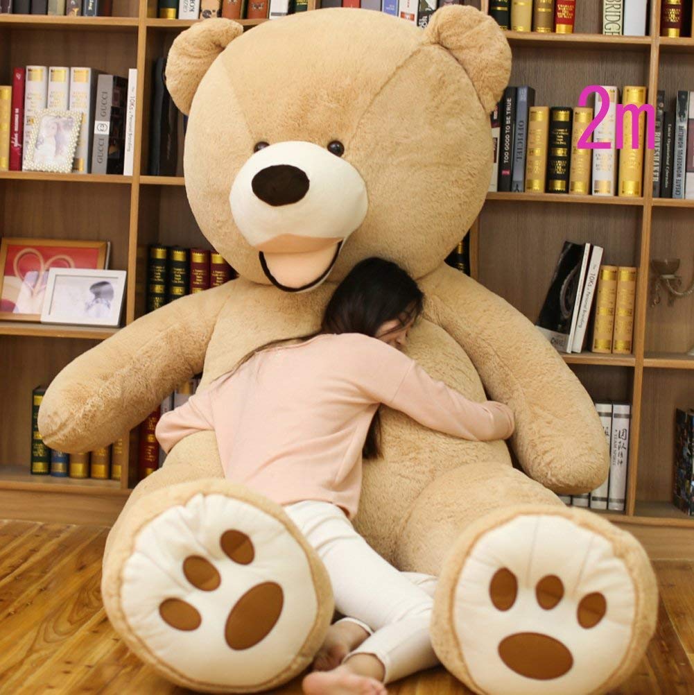 NOVA Plush Extra Teddy Body Cuddle Celebration Gift Toy, Large, Bear, Bear, Pillow, Cushion, Cute, Pillow, (Light Brown, 130cm)