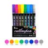 Dreamy Metal Double Line Outline Pen for Kids, Fluorescent Colorful Manual Bead Pen for Greeting Cards & Graffiti,