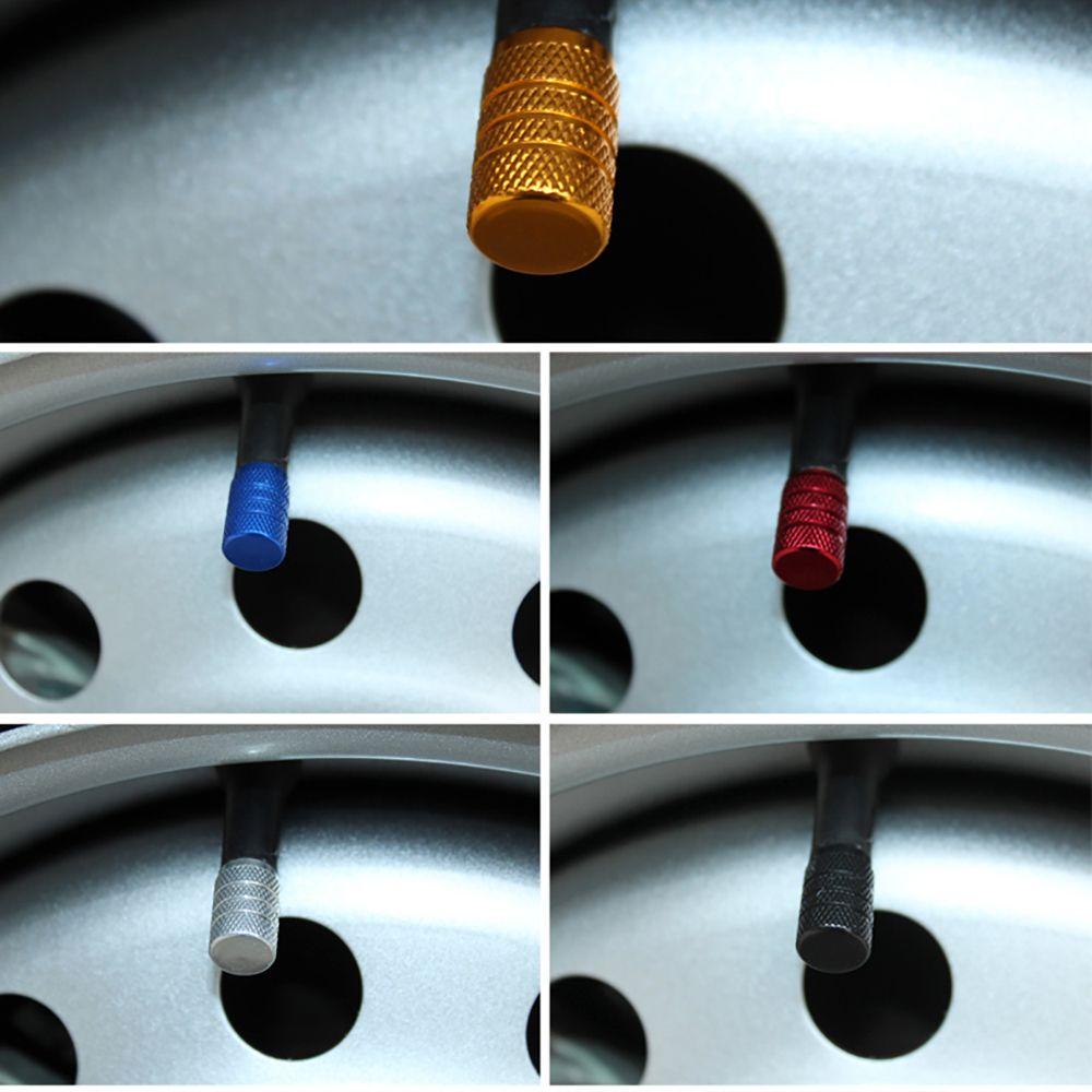 4pcs New Bike Parts Aluminum Alloy Tyre Valve Cap Bicycle Accessories Wheel Rim Tire Dust Cover