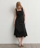 Artid Flare Sleeveless Long Dress_Black