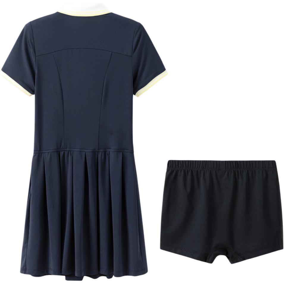 Teenagers Asics Skirt Set Navy Blue