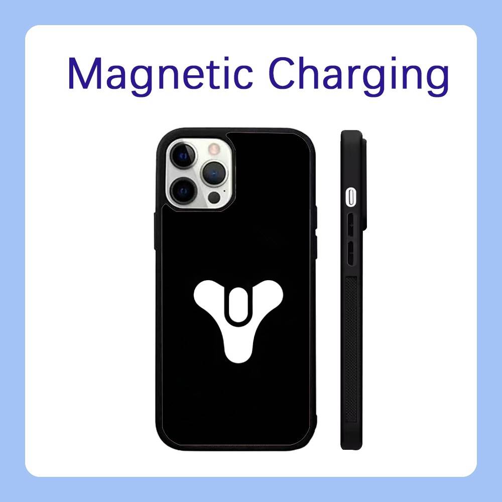 D-Destiny 2 Game Phone Case For iPhone 16,15,14,13,12,11,Pro,Max,Plus,Mini,SE Magsafe Magnetic Wireless Charging