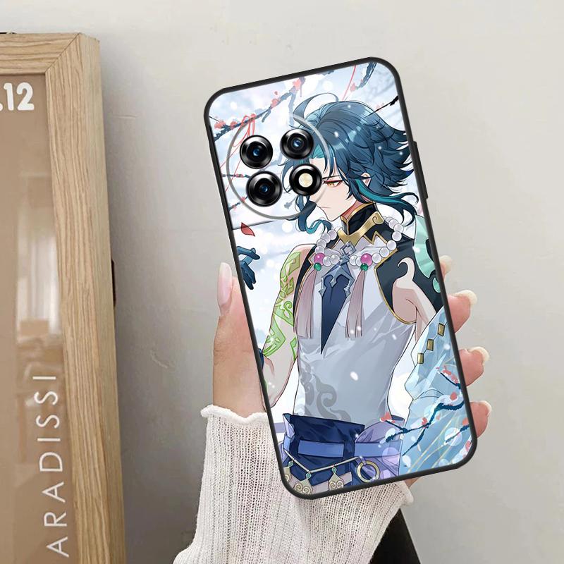 Чехол Genshin Impact Xiao для OnePlus 12 11 9 10 Pro 9RT 10T 10R 12R OnePlus Nord 2 CE 3 Lite CE4 N10 N20