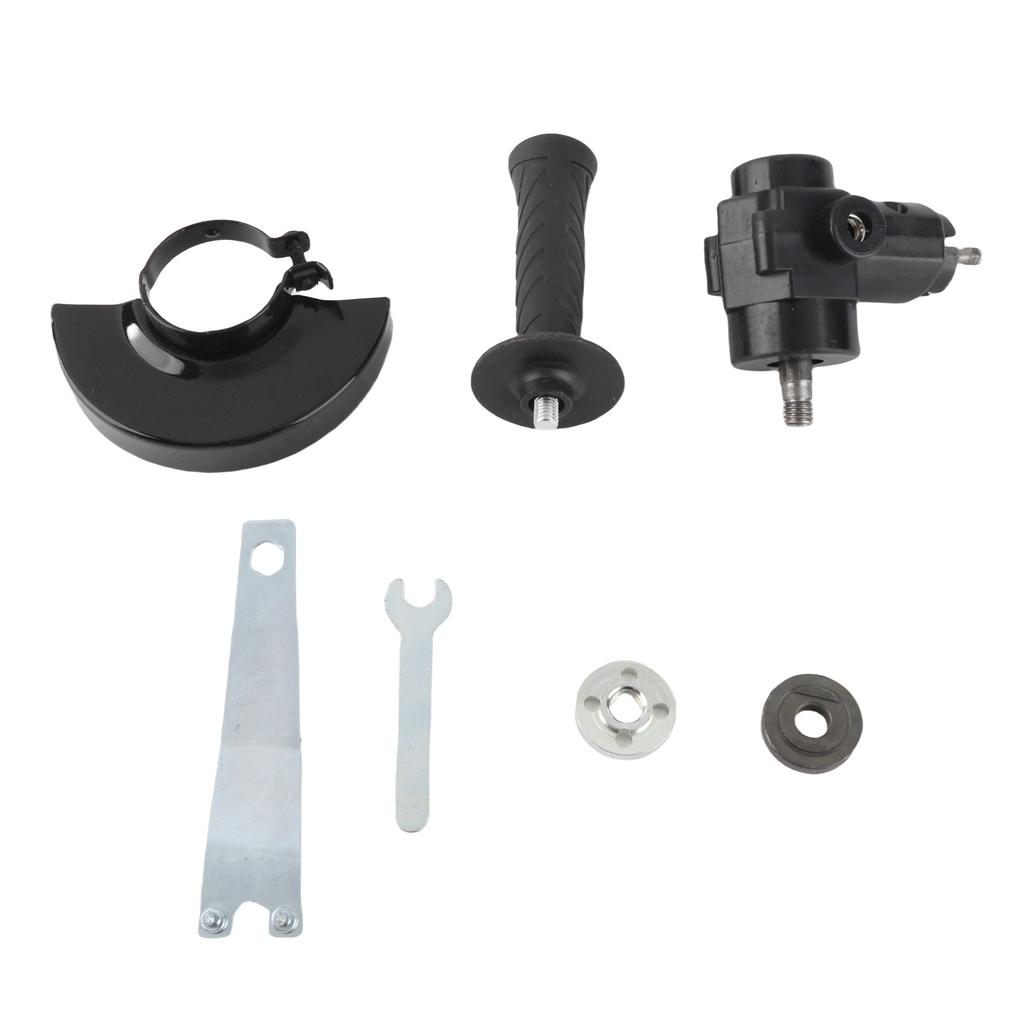 Адаптер для дрели к угловой шлифмашине АБС сталь Преобразователь угловой шлифмашины Головка для электрической дрели Электроинструмент с рукояткой для резки