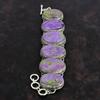 Браслет Purpurite Vintage Jewelry 925 Sterling Silver Bracelet Регулируемый браслет-цепочка Ювелирные изделия ручной работы Браслет из драгоценных камней Подарки для женщин