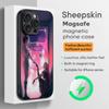 Популярный Аниме Чехол для Телефона Alienstage Для iPhone 17 16 15 14 13 12 11 Plus Pro Max Высококачественная Роскошная Овчина Magsafe