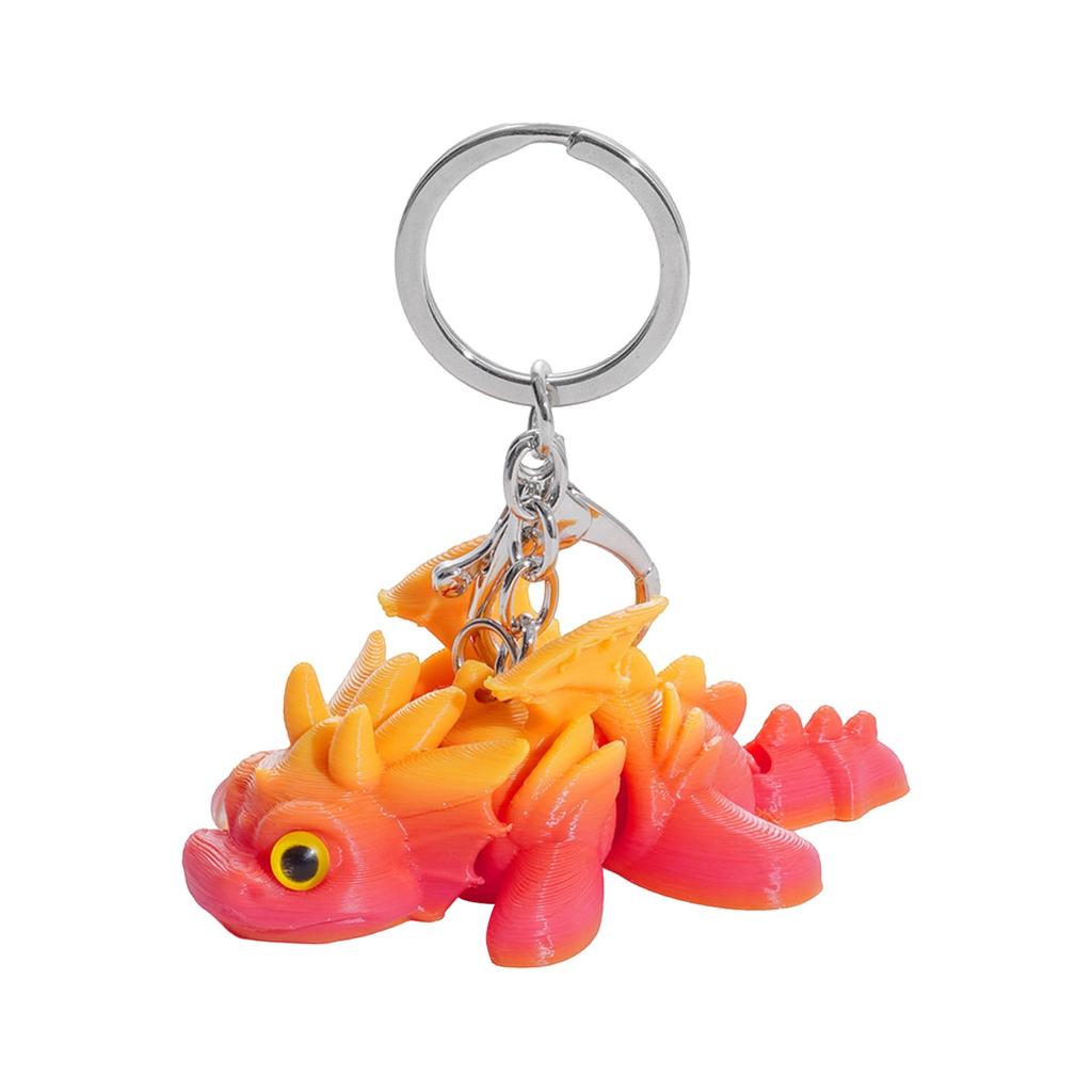 3D Printed Cute Three-dimensional Keychain Schoolbag Small Pendant Gift Small Ornament