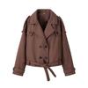 2025 Spring Women's Fashion Slim Fit Tie Jacket