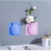 Силиконовая ваза для цветов, легко съемная стена и холодильник, волшебное растение, резиновая наклейка, вазы, сделай сам, аксессуары для украшения дома
