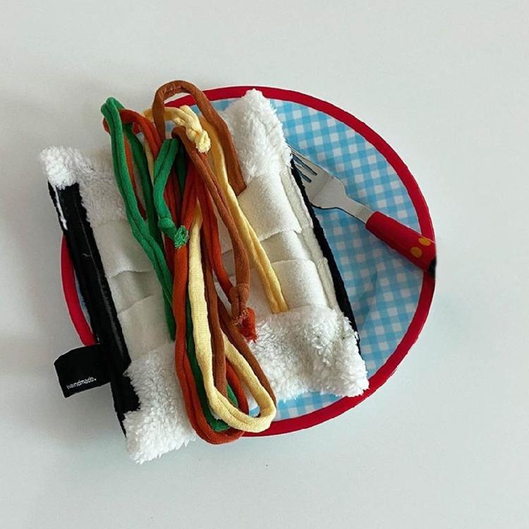 Плюшевая нюхательная игрушка-дозатор для собак, пищащая, успокаивающая, для предотвращения ожирения