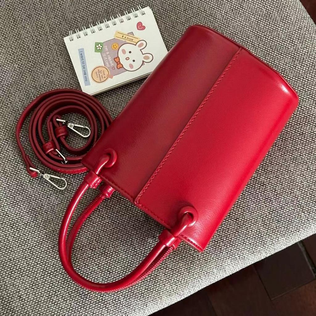 Fashionable Bucket Bag used for Women's Popular Choice High-end Easy Handbag Autumn and Winter New Black Versatile Cross-span Bag