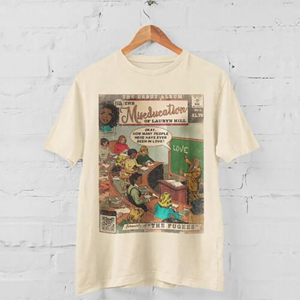 Lauryn Hill Shirt Vintage Hip Hop 90s Retro Graphic Tee TShirt S5XL