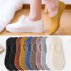 10Pairs Non Slip Invisible Boat Socks Thin Short Hosiery Casual Short Ankle Socks  Summer