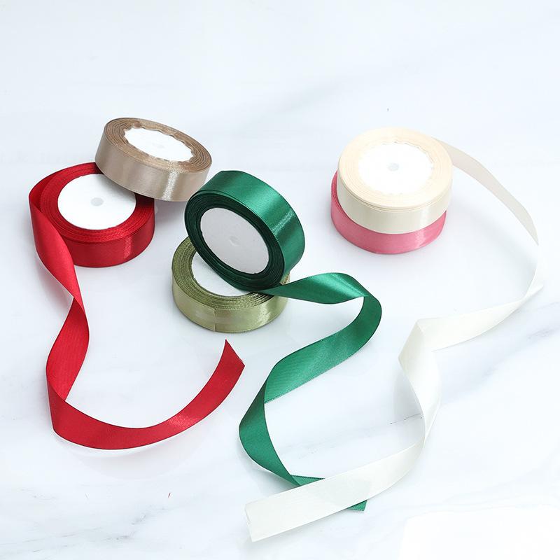 Decorative Embellishments Romantic and Cozy Polyester Ribbon Colorful Ribbon Flower Bag Decoration Ribbon Tie Cake Box Solid Color Clove Bow Ribbon