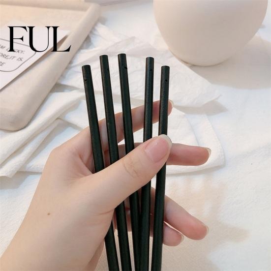 Gift-worthy Hairpins 2Pcs Chinese Style Hairpin Black Wood Chopsticks Hair Stick Decorative Accessories Women Long Pin Decoration Fashion Recital