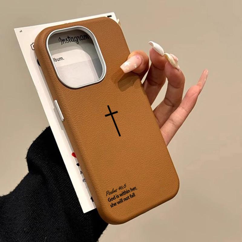 Чехол в христианском стиле с крестом, подходит для iPhone 17 16 15 14 13 12 11 Pro/Max/Plus, противоударная задняя крышка