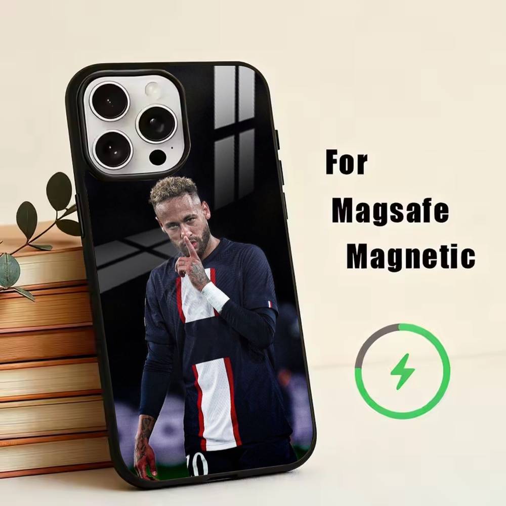 F-Футбол N-Неймар 10 Чехол для телефона для iPhone17,16,15,14,13,12,11 Plus,Pro Магнитный с Magsafe Беспроводная зарядка