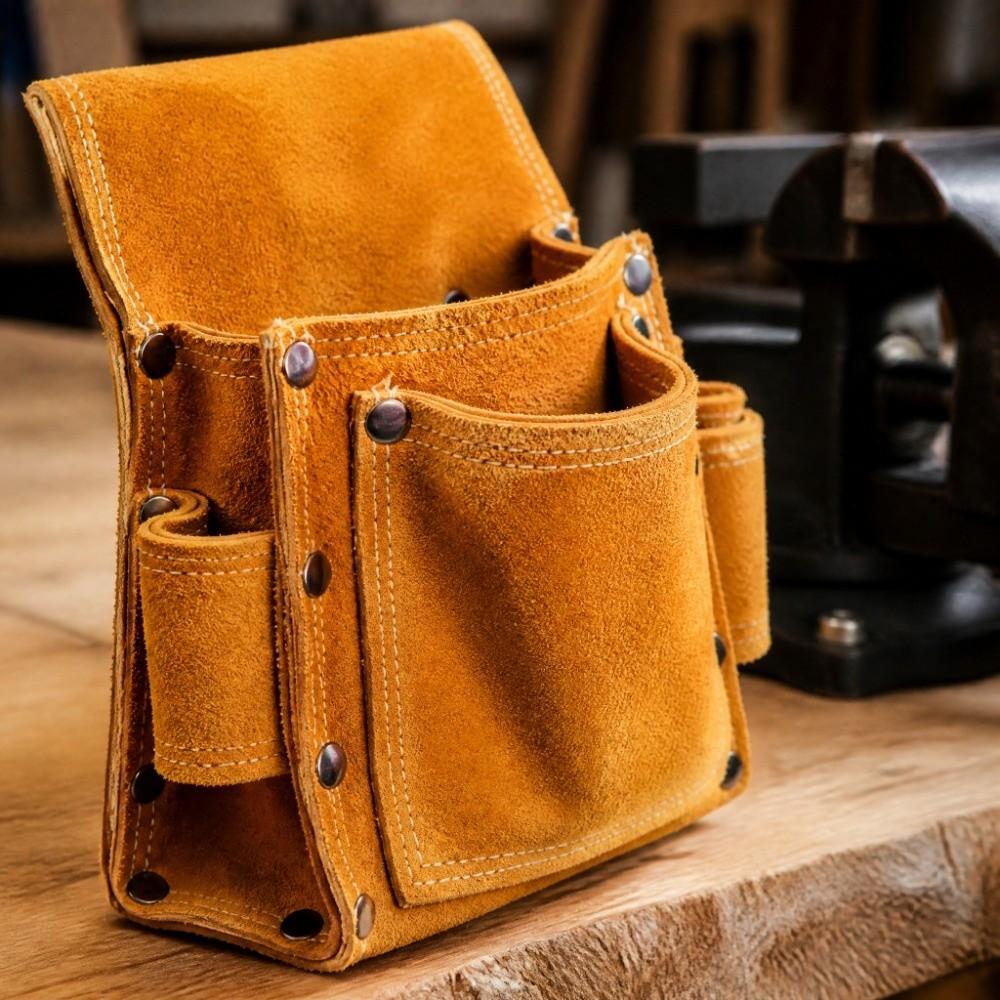 Multifunctional Drill Bag Thickened Tool Storage Toolkit Durable Tool Waist Bag For Hammer