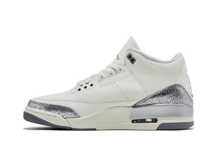 Jordan 3 Ретро Парус Цементно-серый (Женский)