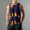 Мужская мода принтованный спортивный повседневный жилет без рукавов