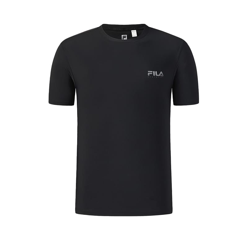 FILA T Shirts Men's Jet Black Crew Neck A51M621107FBK