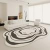 Современный стиль Украшение гостиной Мягкий ковер Ковры неправильной формы для спальни Пушистый мягкий коврик для пола в гостиной Домашний моющийся ковер