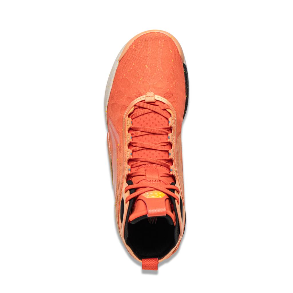 Баскетбольные кроссовки Li Ning Yushuai 19 с карбоновым сердечником, мужские, средняя посадка, оранжевые ABAV057-4