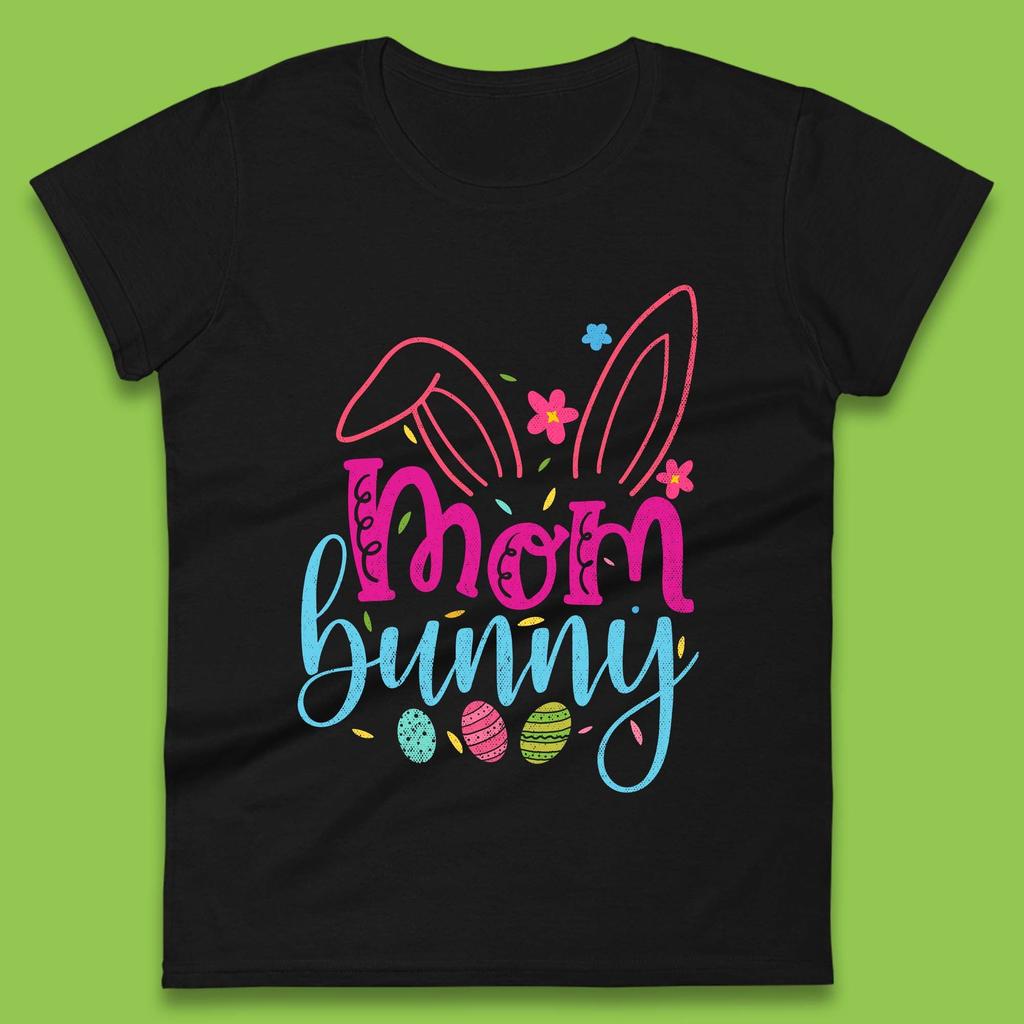 Mom Bunny Womens T-Shirt Mens Tops Tees Unisex