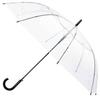 Basic Standard Vinyl Transparent Jump Rib Fiberglass Umbrella, Umbrella, One-Touch Open/Close, Umbrella, Large, Men's, 70cm, Windproof,