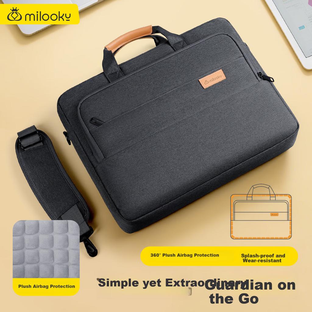 Milooky Laptop Backpack Suitable for Huawei, Apple, Lenovo Computers, 15.6/16 Inch Large Capacity Shoulder Bag