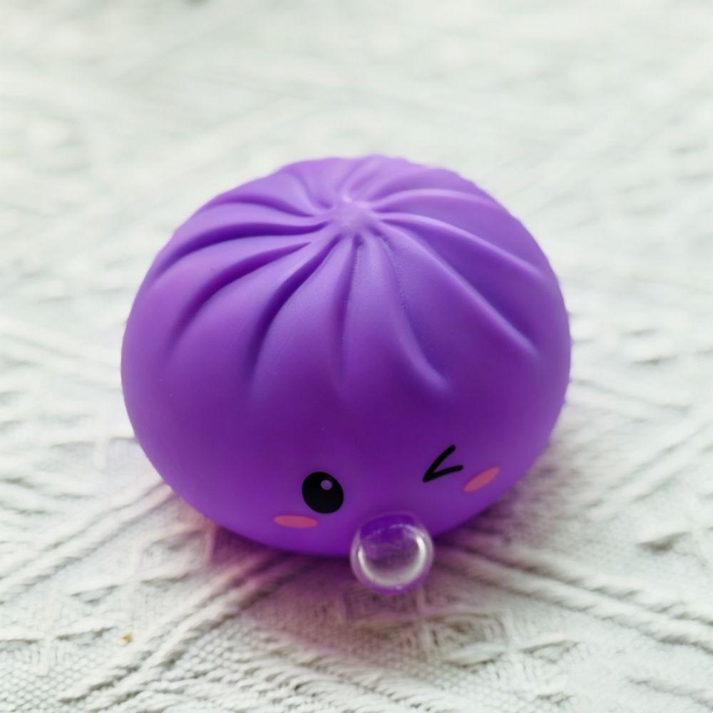 Cute Soft Squishy Toys Colorful Sensory Fidget Ball Funny Spit Bubble Dumpling Children Gifts